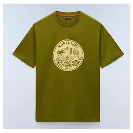 Napapijri Cabin Kurzarm-t-shirt - Avocado - XL