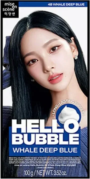Mise en Scene Hello Bubble Haarfarbe 4B Whale Deep Blue 100g