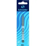 Magni Schneider Schreibgeräte Kugelschreibermine Express 75, dokumentenecht, M, schwarz, 2er Blisterkarte