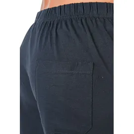 Bugatti Pyjama Genua in blau-dunkel-Allover | Gr.: 48