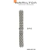 Hamilton Metall Jazzmaster Band-set Edelstahl H695.425.100 - silber