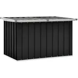 vidaXL Gartenbox Auflagenbox Kissenbox Aufbewahrungsbox Truhe Box Gartenmöbel Gartenkasten Gartentruhe Werkzeugkasten Anthrazit 109x67x65cm