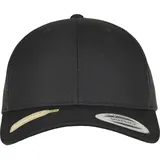 Flexfit Trucker Recycled Polyester Fabric Cap schwarz One Size