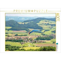 Calvendo Puzzle Paragliding bei schönstem Sonnenschein im Rupertiwinkel. 1000