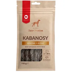 MACED Super Premium Rindfleisch Kabanosy mit Reis 100 g