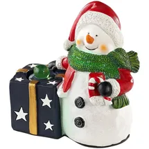 Callstel Schneemann Lautsprecher weiß