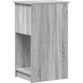 vidaXL Computerschrank mit Schublade Grau Sonoma 35x45x77 cm