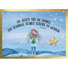 Naumann & Göbel Jeden Tag ein Schutzengel für dich Adventskalender mit Aufsteller