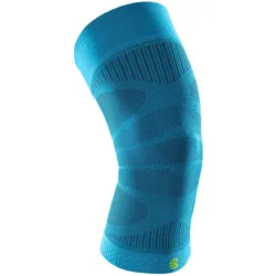 Kniebandage BAUERFEIND "Sports Compression Knee Support", Herren, Gr. S, blau, Obermaterial: 75% Polyester, 25% Elasthan, Bandagen, mit Kompression