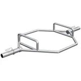 Gorilla Sports Trap Bar Hantelstange Hexagon 25 kg grau