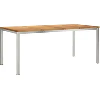 vidaXL Garten Esstisch Set 7-tlg. Braun