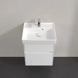 Villeroy & Boch Collaro Waschbeckenunterschrank 46 x 55 cm Glossy White