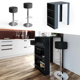 Vicco Bartisch Bar Tresen drei Farben Bartresen Stehtisch Tisch Tisch Bistrotisch inkl. Barhocker