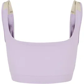 URBAN CLASSICS Color Block Sport-bh Lilac / Viola Blue / Soft Sea Graass XS