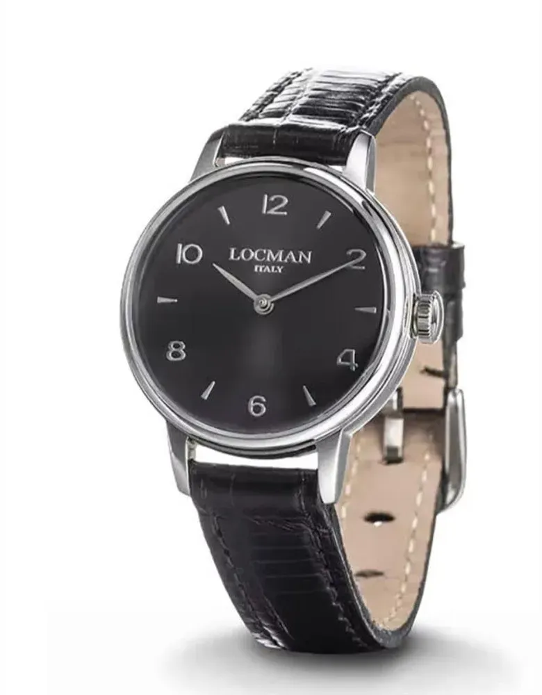 Locman 0253A01A-00BKNK2PK 1960 Lady Quartz Woman's Watch