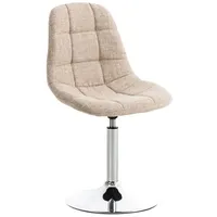 CLP Lounger EMIL mit Stoffbezug, Esszimmerstuhl mit gestepptem Sitz,