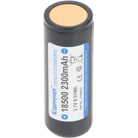 Keeppower Li-ion Akku 18500 2300mAh 3,6V - 3,7V 52,5x18,3mm