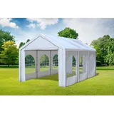 Partyzelt 3x6 Weiss PE Festzelt Pavillon wasserdicht Profi-Qualität Modular