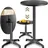 CASARIA Stehtisch klappbar höhenverstellbar 70/115 x 60 cm Schwarz