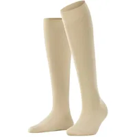 Falke Damen Kniestrumpf Cotton Touch 2er Pack, Größe:39-42;Farbe:Cream 4019), - 39-42