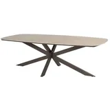 4 Seasons Outdoor JOOP! Gartentisch Cross 240 x 105 cm Keramik Cream