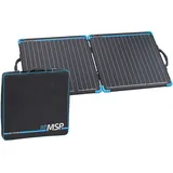 ECTIVE MSP 80 SunBoard Solarpanel- 80 W, mobil, tragbar, faltbar, effizient, portable, monokristallin Solarzellen- Solarmodul,Outdoor Solar Ladegerät,Solarsystem für Van, Wohnmobil, Camping,Wohnwagen