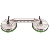 tecwerk Saugheber Aluminium 2 Köpfe 118 mm