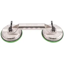 tecwerk Saugheber Aluminium 2 Köpfe 118 mm