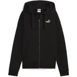 Puma Mädchen ESS Small No. 1 Logo Comfort Full-Zip Hoodie TR Hooded Sweatshirt, PUMA Black, XL
