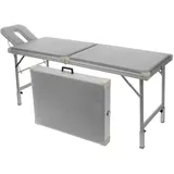 Alu-Kofferliege Robusta ST, inkl. Kopfteil , LxBxH 170/210x56x70-82 cm