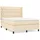 vidaXL Boxspringbett 140 x 200 cm Creme