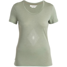 Icebreaker Damen Funktionsshirt Merino 150 Tech Lite III Scoop Light Forms T-Shirt M