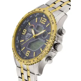 ETT Eco Tech Time Professional World Timer Titan 43,0 mm EGT-11576-31M
