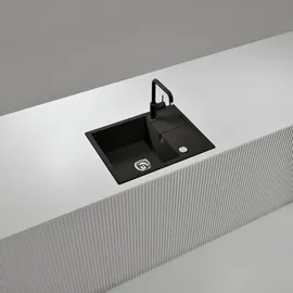 Schock Manhattan D-100 Einbau nero + Excenterbetätigung