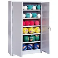 C+P Ballschrank mit Vollblech-Flügeltüren (Typ 3), HxBxT 195x120x40 cm,