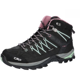 CMP Damen Trekking Shoes Rigel Mid Wmn Trekkingschuhe Wp, Piombo-Orchidea, 37,