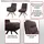 MCW Esszimmerstuhl MCW-G66, Küchenstuhl Stuhl, drehbar Auto-Position Stoff MVG - 2 Jahre Gewährleistung - mind. 14 Tage Rückgaberecht - Grau, Textil, 59x93x68 cm, Esszimmer, Stühle, G66-6