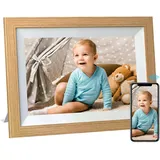 Kodak RCF-1012W WiFi wurzelholz 25,65 cm (10,1 Zoll) Bilderrahmen (32GB Speicher, 1280 x 800 Pixel, 16:10 Seitenverhältnis)