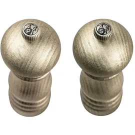 Peugeot Geschenkset GOLDEN PARIS Pfeffermühle Salzmühle 18cm Buchenholz Gold