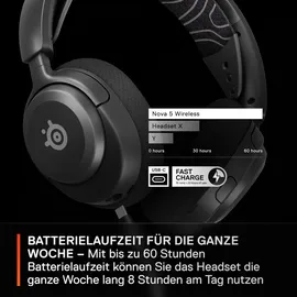 SteelSeries Arctis Nova 5 Wireless Schwarz