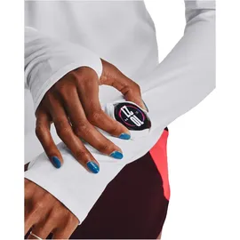 Under Armour Qualifier Run Halbreißverschluss-sweatshirt - White / Reflective - L