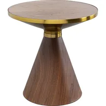 Kare DESIGN Beistelltisch Cono 87811 Holz Braun Walnuss 50 cm