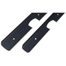 IHC Abschlussleiste Eckleiste Winkelleisten Arbeitsplatte Leiste Schwarz (28mm)