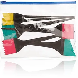XanitaliaPro Set mit 6 Pinseln in verschiedenen Farben aus Silikon