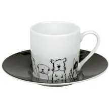 KONITZ Espressotasse mit Untertasse 0,085 l Weiß