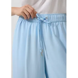 QS Culotte aus Viskose blau 40