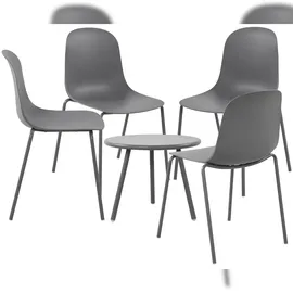 CLP 4er Sitzgruppe Berdin dunkelgrau