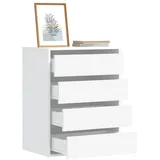 vidaXL Kommode Weiß 60x41x76 cm Holzwerkstoff