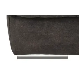 Uno Eckcouch Mikrofaser 3-Sitzer Grau