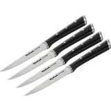 6x Tefal Messer-Set Ingenio Ice Force Silber, Besteck, Schwarz, Silber